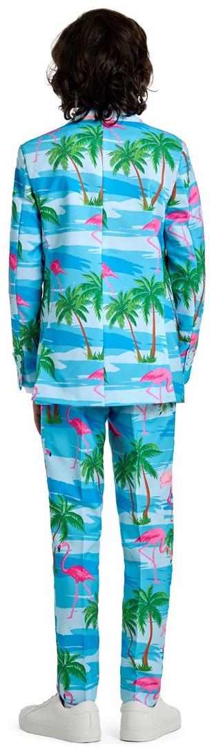 Fun Colorful Flamingo Suit for Teen Boys for Poolside Parties Proms and Weddings