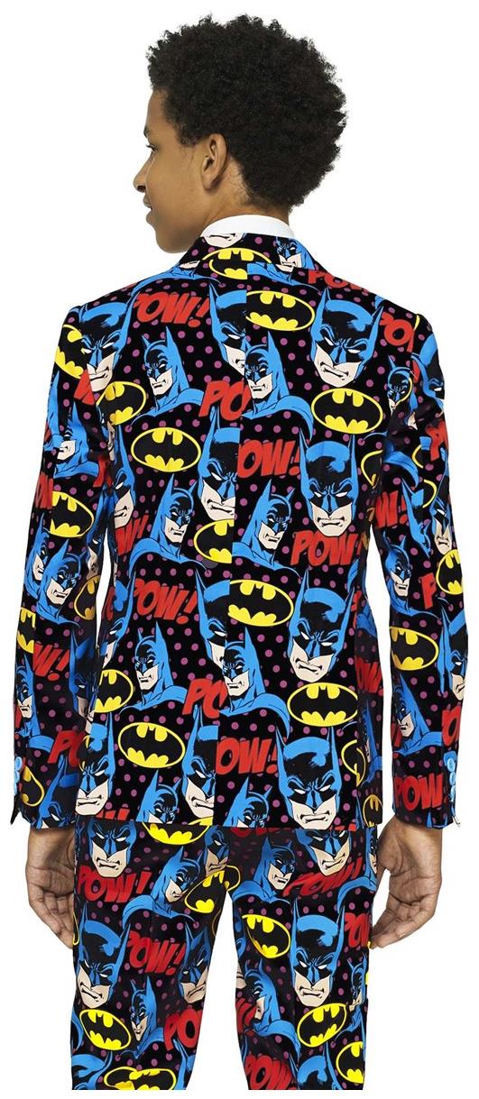 OppoSuits Teen Boy Batman Suit for Halloween Parties Comic Con and Superhero Events