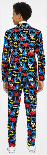 OppoSuits Teen Boy Batman Suit for Halloween Parties Comic Con and Superhero Events