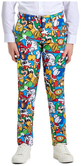 Colorful OppoSuits Super Mario Suit for Teen Boys Halloween Parties and Video Game Cosplay