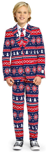 OppoSuits Teen Boys Nordic Noel Suit for Christmas Parties and Holiday Celebrations