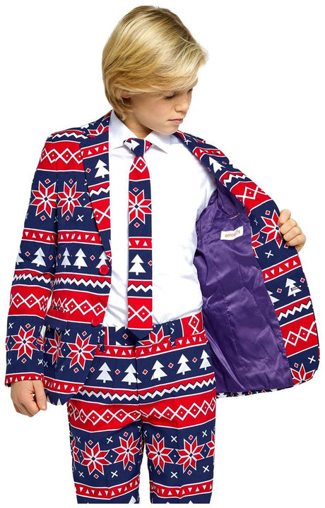 OppoSuits Teen Boys' Suits TEEN BOYS Nordic Noel