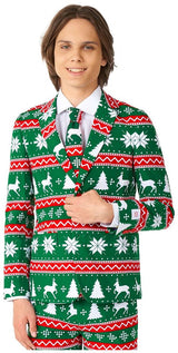 OppoSuits Teen Boys' Suits TEEN BOYS Festive Green