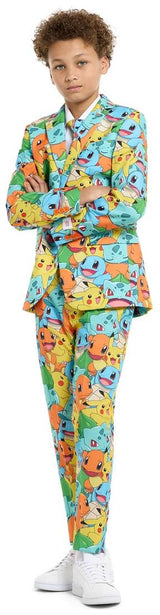 OppoSuits Teen Boys Pokemon Suit for Halloween Parties Superhero Events and Costume Contests