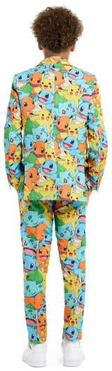 OppoSuits Teen Boys Pokemon Suit for Halloween Parties Superhero Events and Costume Contests