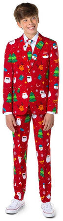 OppoSuits Teen Boys' Suits TEEN BOYS Festivity Red