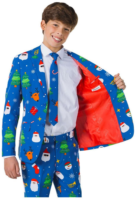 OppoSuits Teen Boys' Suits TEEN BOYS Festivity Blue