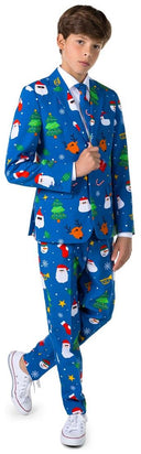 OppoSuits Teen Boys' Suits TEEN BOYS Festivity Blue