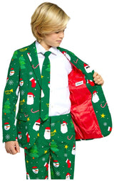 OppoSuits Teen Boys' Suits TEEN BOYS Festivity Green