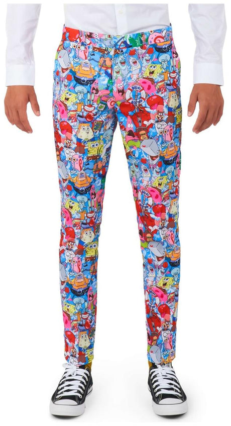 OppoSuits Teen Boys' Suits TEEN BOYS SpongeBobT Frenzy