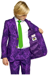 OppoSuits Teen Boys Joker Costume for Halloween Parties and Superhero Dress-Up Events