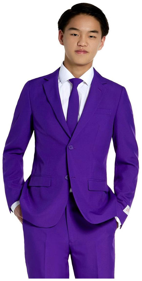 OppoSuits Teen Boys' Suits TEEN BOYS Purple Prince