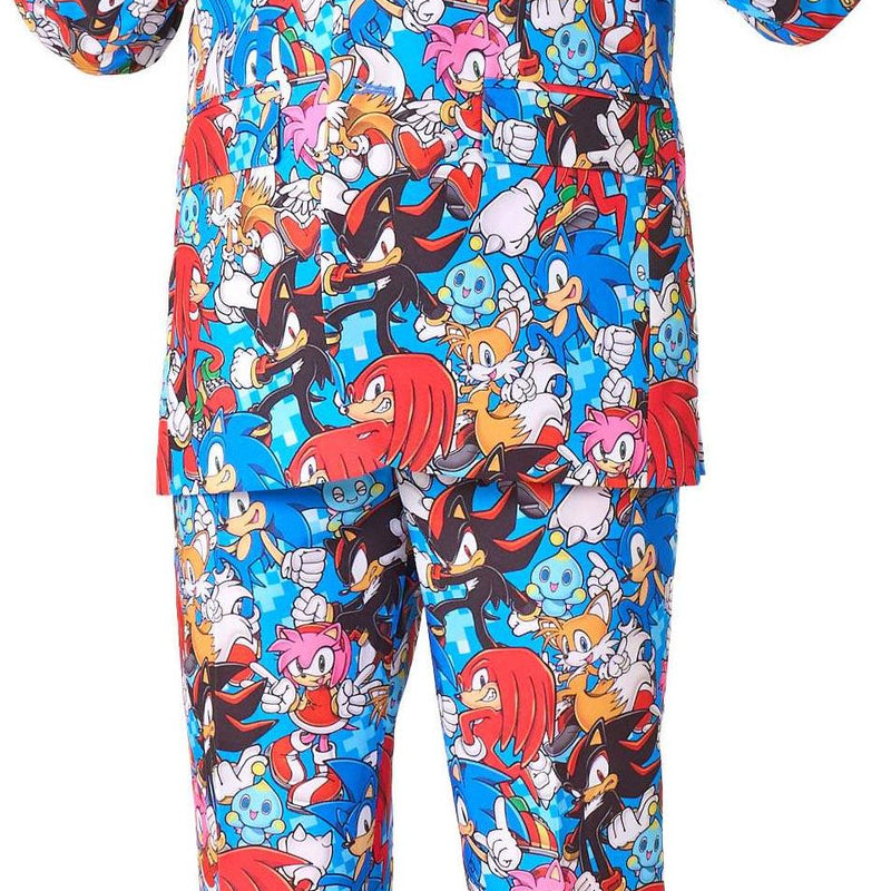 OppoSuits Sonic the Hedgehog Teen Boys Suit for Halloween Costume Parties and Superhero Events