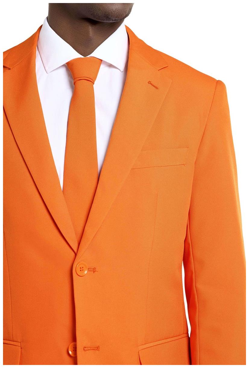 OppoSuits Men's The Orange Suit for Parties Events and Celebrations