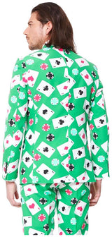 Stylish OppoSuits Poker Face Suit for Casino Nights Parties and Themed Events