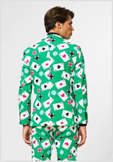 Stylish OppoSuits Poker Face Suit for Casino Nights Parties and Themed Events