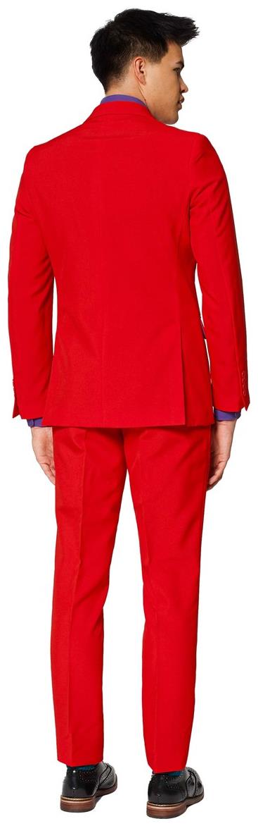 OppoSuits Red Devil Men's Suit for Halloween Parties Costume Events and Dress Up Occasions