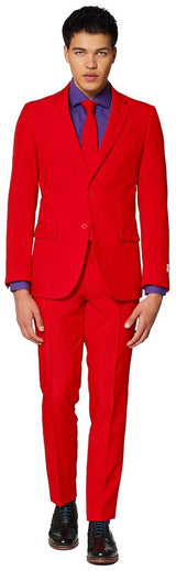 OppoSuits Men's Suits Red Devil