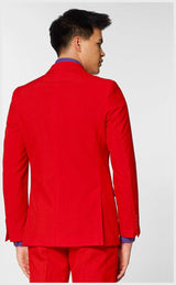OppoSuits Red Devil Men's Suit for Halloween Parties Costume Events and Dress Up Occasions