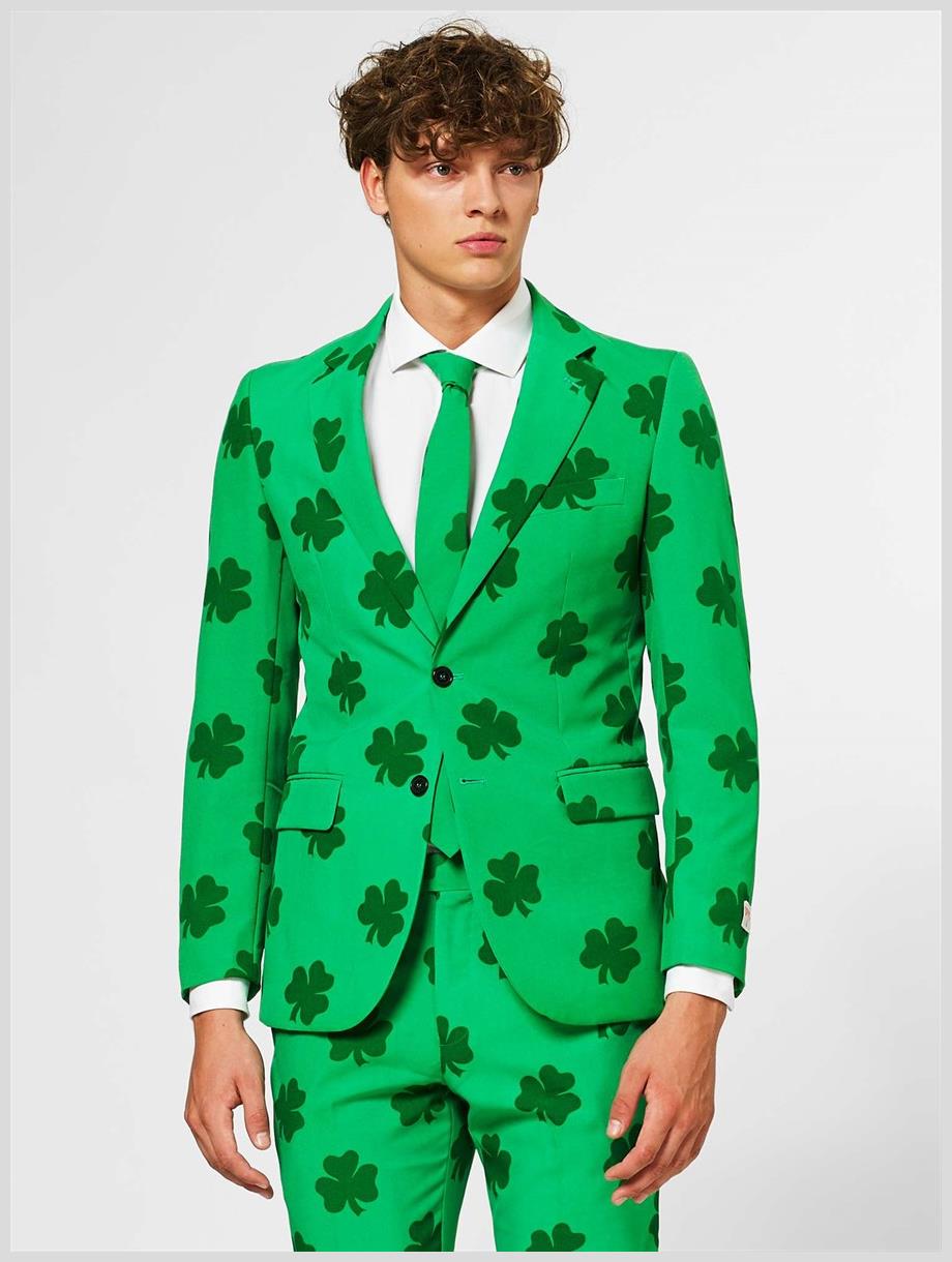 OppoSuits Patrick Suit for St Patrick's Day Themed Parties Celebrations and Festivals