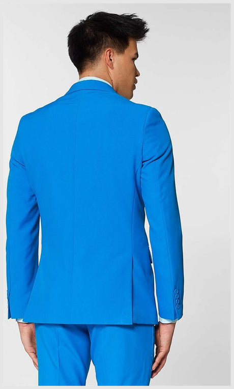 OppoSuits Blue Steel Men's Suit for Fashion Events Weddings and Special Occasions