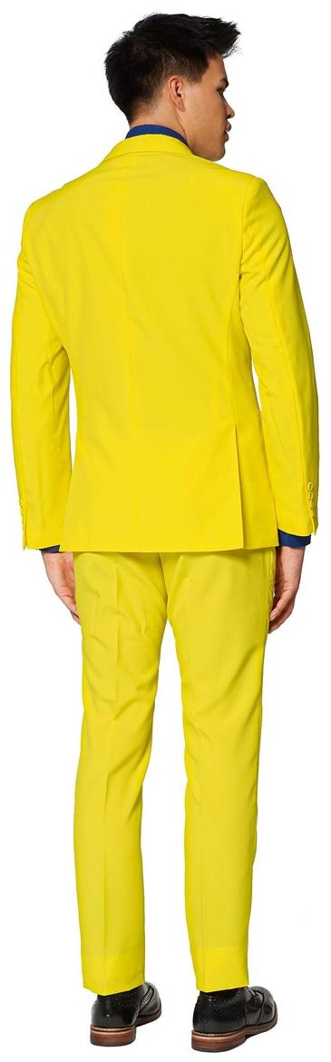Bright Yellow OppoSuits Men's Suit for Fun Party Gatherings Halloween Events and Celebratory Occasions