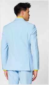 Stylish OppoSuits Men's Cool Blue Suit for Parties Weddings and Special Occasions