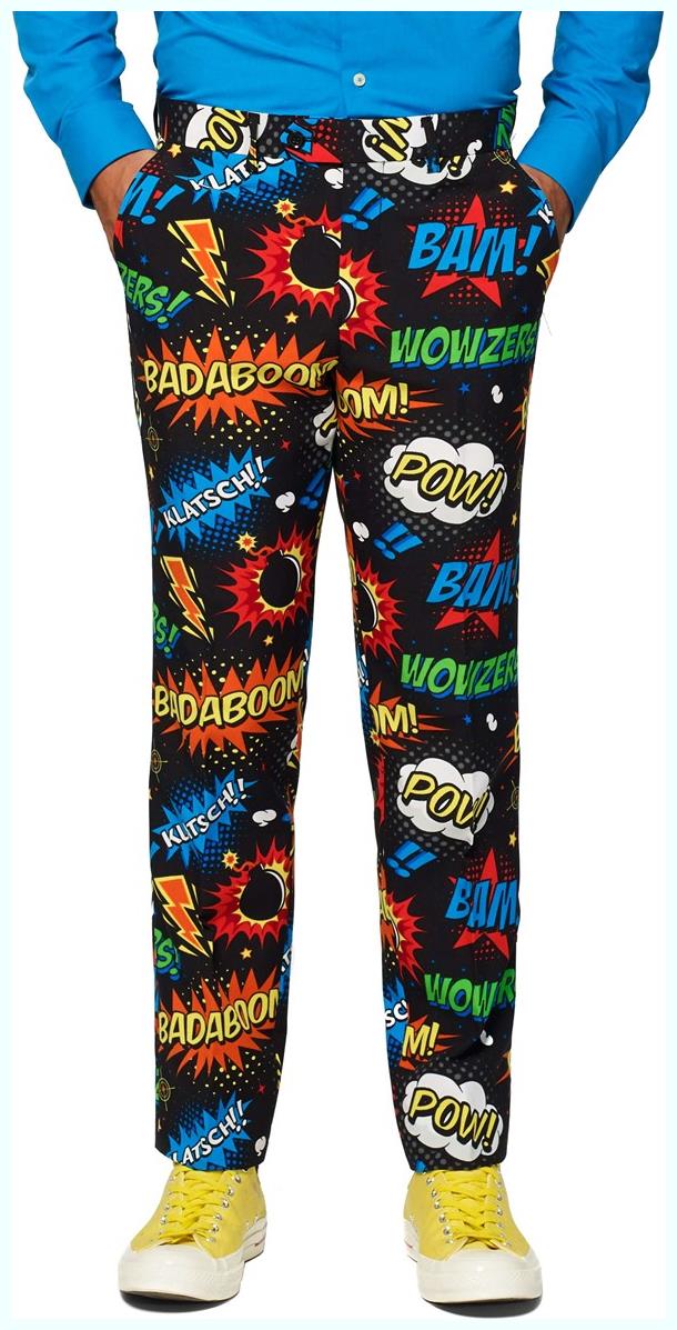 OppoSuits Badaboom Men Suit for Halloween Parties Themed Events and Costume Celebrations