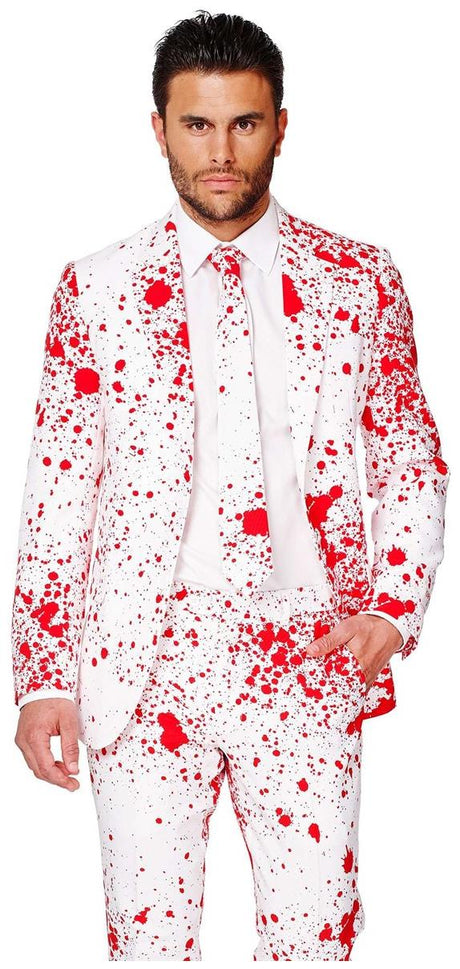 OppoSuits Bloody Harry Costume Suit for Halloween Parties Costume Events and Spooky Celebrations