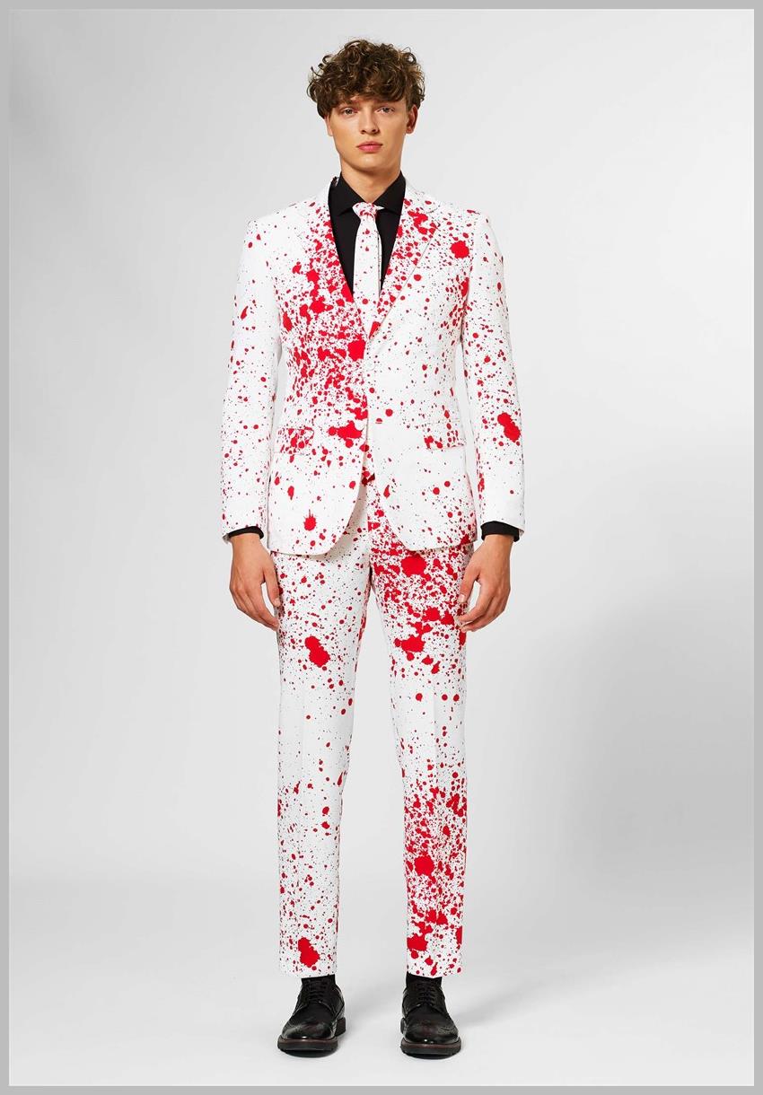 OppoSuits Bloody Harry Costume Suit for Halloween Parties Costume Events and Spooky Celebrations