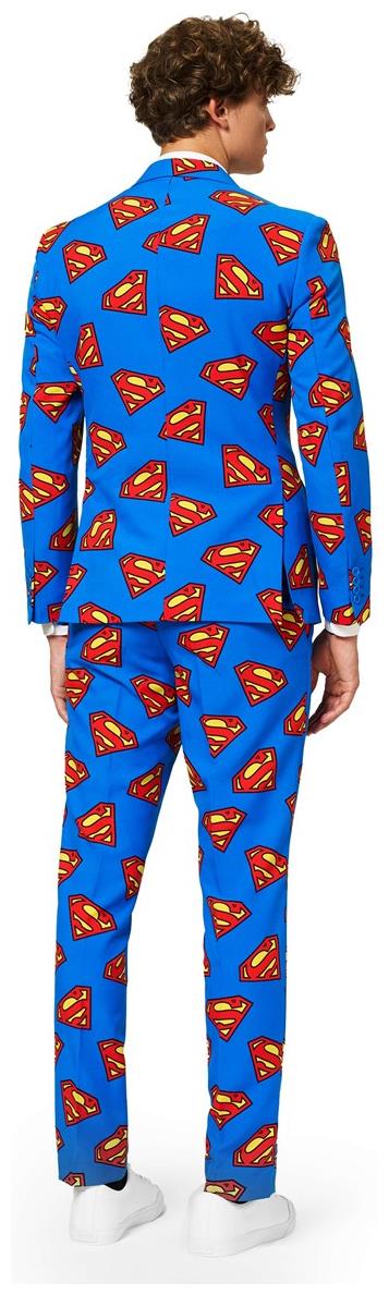 OppoSuits SupermanT Suit for Halloween Parties Dress Up Events and Comic Con