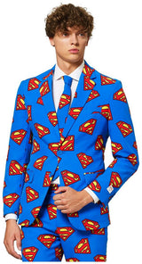OppoSuits SupermanT Suit for Halloween Parties Dress Up Events and Comic Con