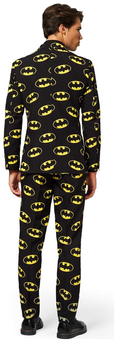 OppoSuits Mens Batman Costume Suit for Halloween Parties Superhero Events and Themed Celebrations