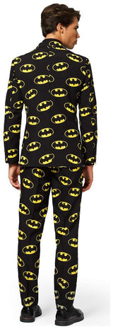 OppoSuits Mens Batman Costume Suit for Halloween Parties Superhero Events and Themed Celebrations