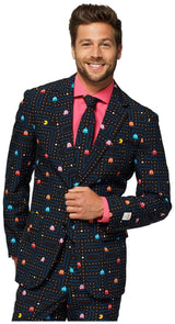 OppoSuits PAC-MAN Men's Suit for Halloween Parties Costume Events and Arcade Gaming Celebrations