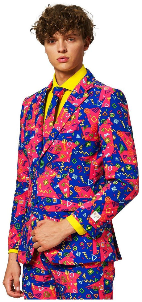 OppoSuits Fresh Prince Suit for 90's Theme Parties Halloween Celebrations and Costume Events