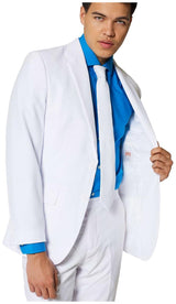 OppoSuits Men's Suits White Knight