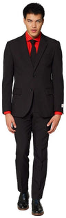OppoSuits Men's Suits Black Knight