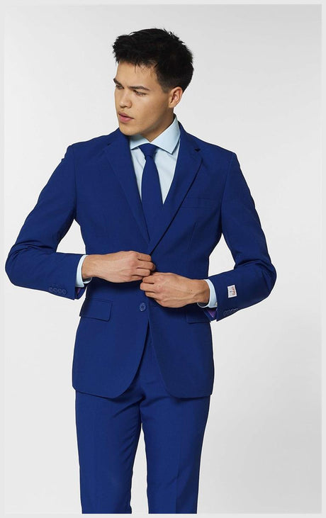 OppoSuits Men's Suits Navy Royale