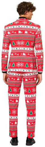OppoSuits Men's Winter Wonderland Costume Suit for Holiday Parties Christmas Events and Family Gatherings