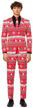 OppoSuits Men's Suits Winter Wonderland