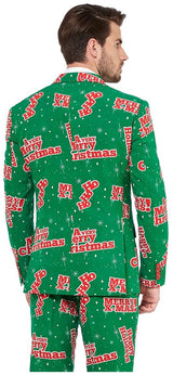 Funny OppoSuits Men's Happy Holidude for Christmas Parties Holiday Gatherings and Festive Celebrations