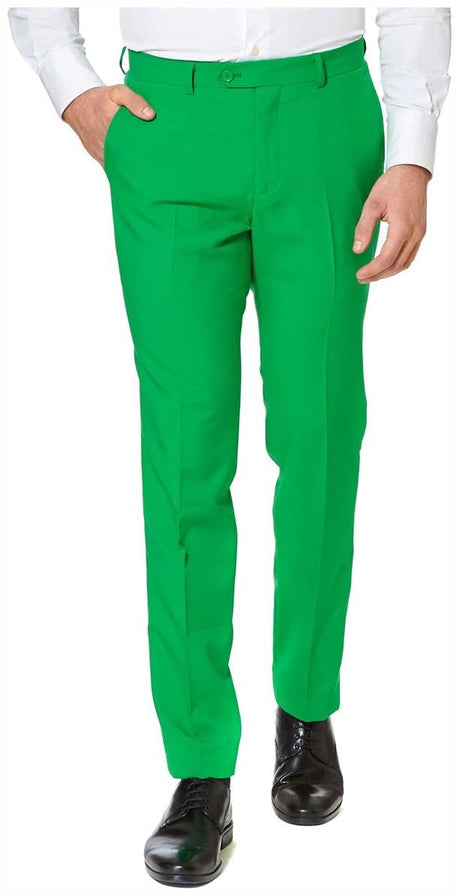OppoSuits Men's Suits Green and Gold