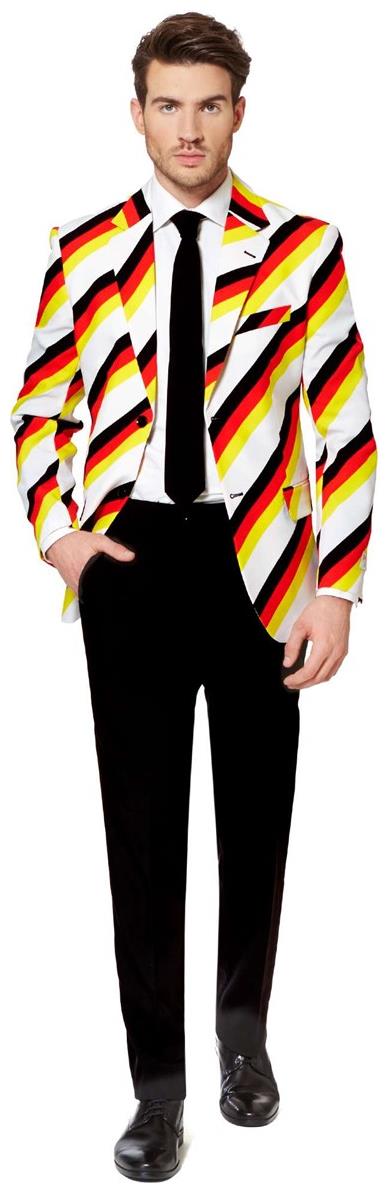 OppoSuits Der German Suit for Soccer Fans Costume Themed Events and Parties