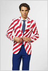 OppoSuits Men's Suits United Stripes
