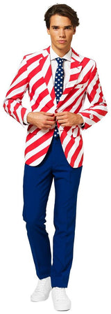 OppoSuits Men's Suits United Stripes