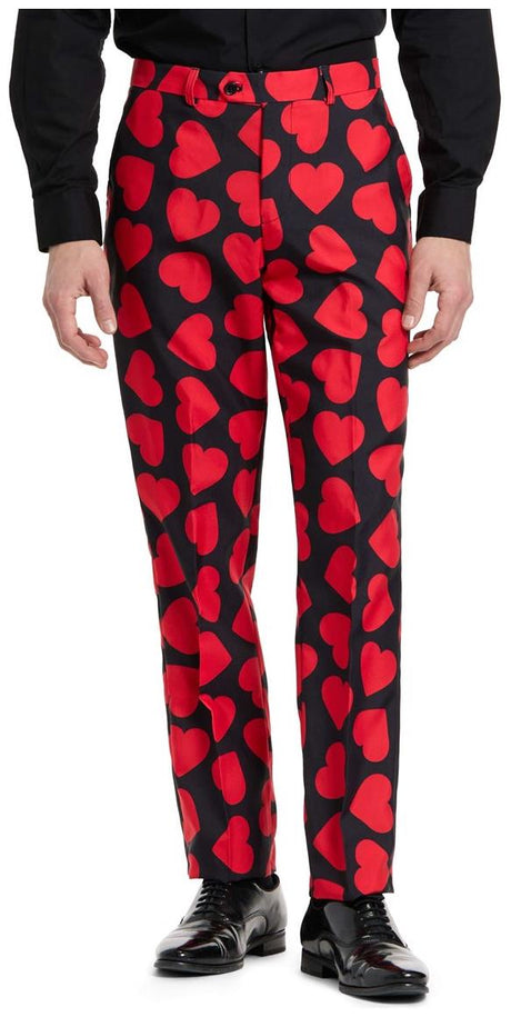 Stylish OppoSuits King of Hearts Suit for Halloween Parties Costume Events and Royal Celebrations