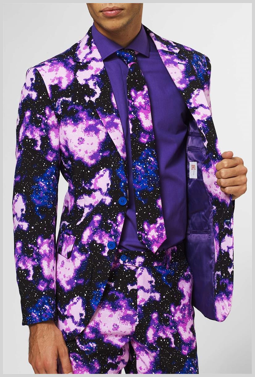 OppoSuits Galaxy Guy Suit for Halloween Parties Cosplay Events and Themed Dress Up