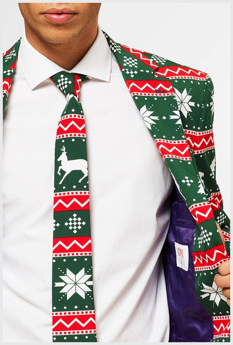 OppoSuits Men's Suits Festive Green