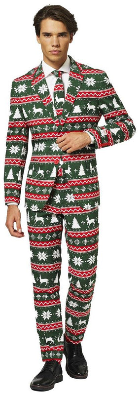 OppoSuits Men's Suits Festive Green